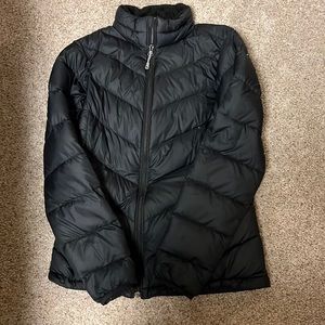 Black puffy jacket